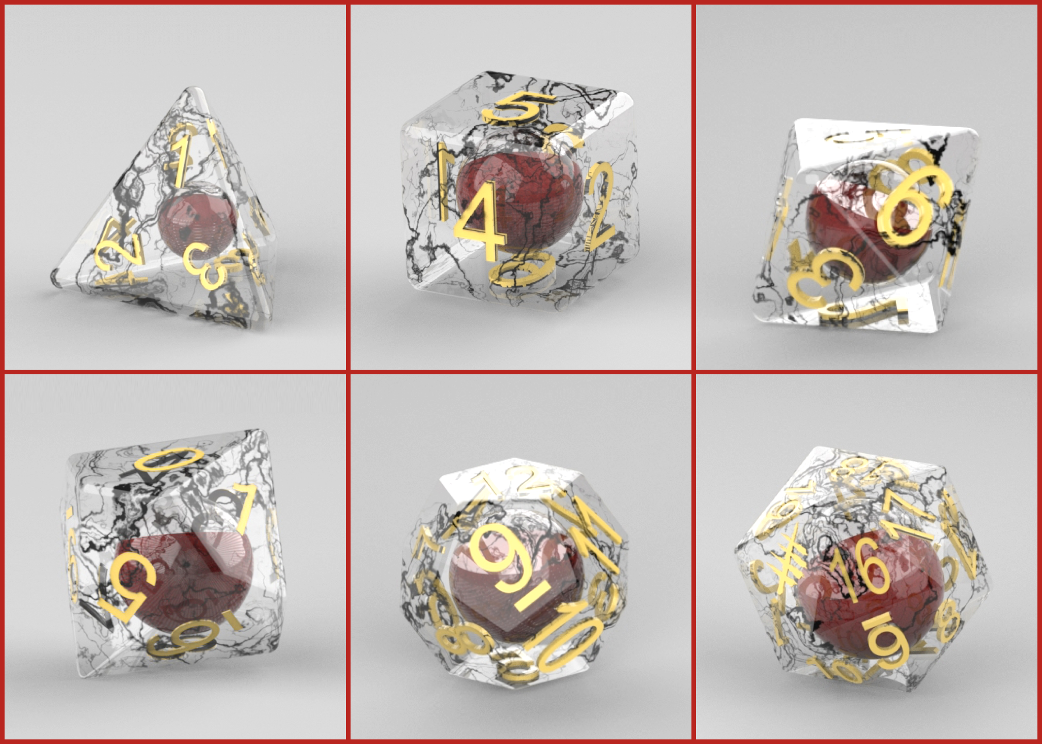 [PRE ORDER] Dead by Daylight - Pools of Blood Dice Set