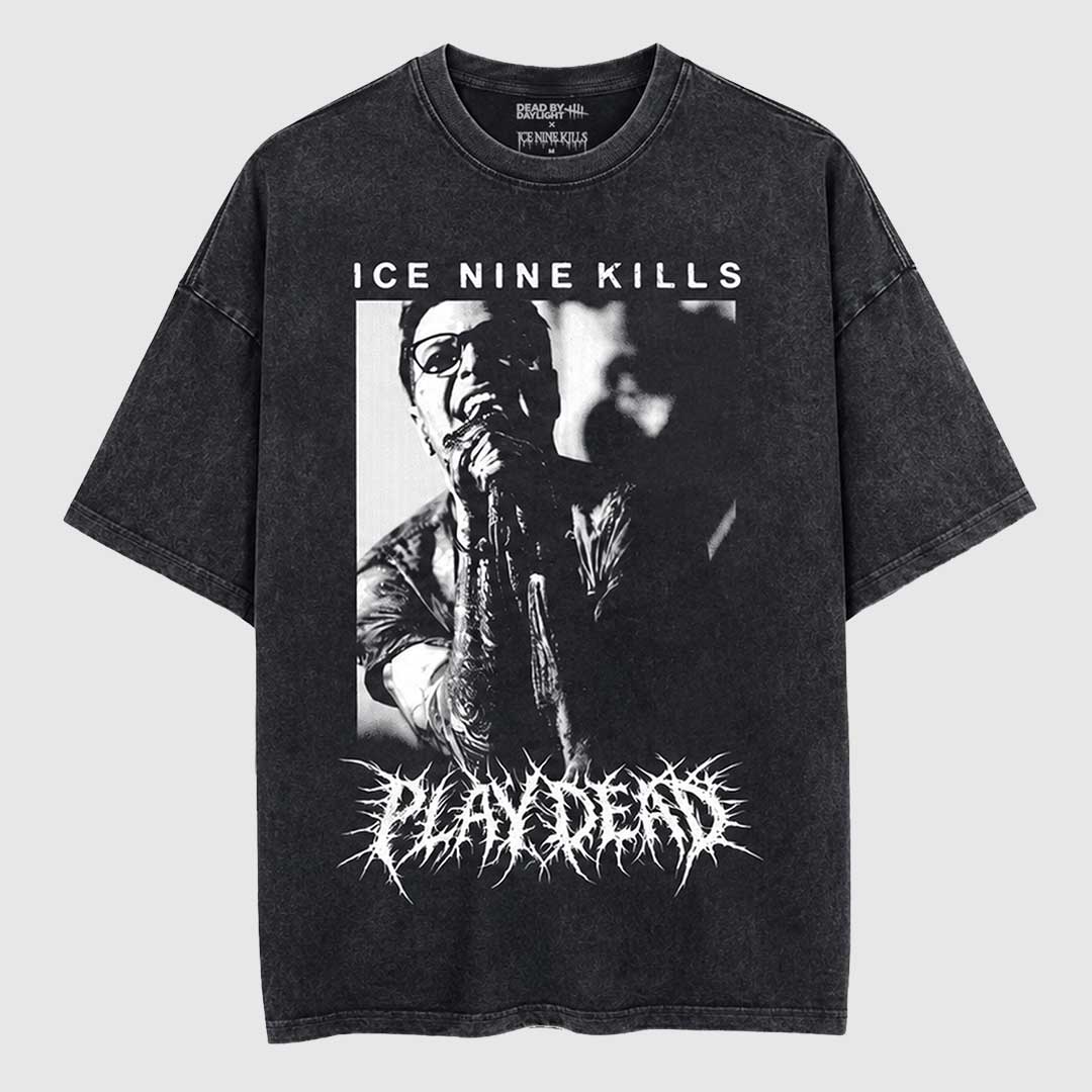 Dead by Daylight x Ice Nine Kills - Devils in the Details Lyric Heavyweight T-shirt