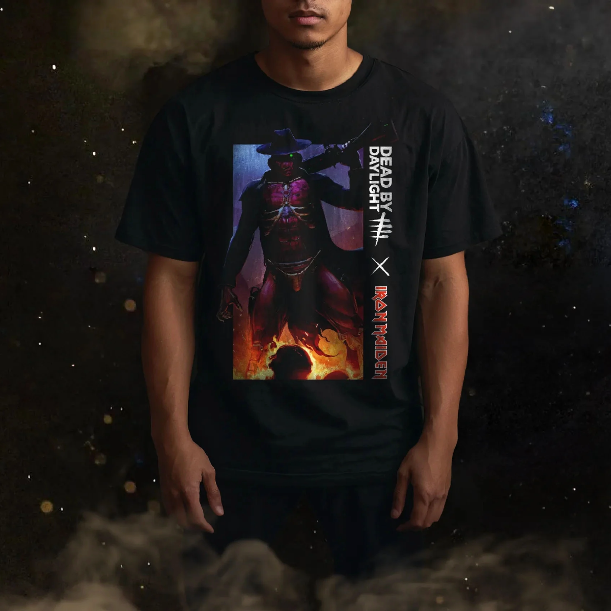 Dead by Daylight x Iron Maiden Stranger Eddie Tee