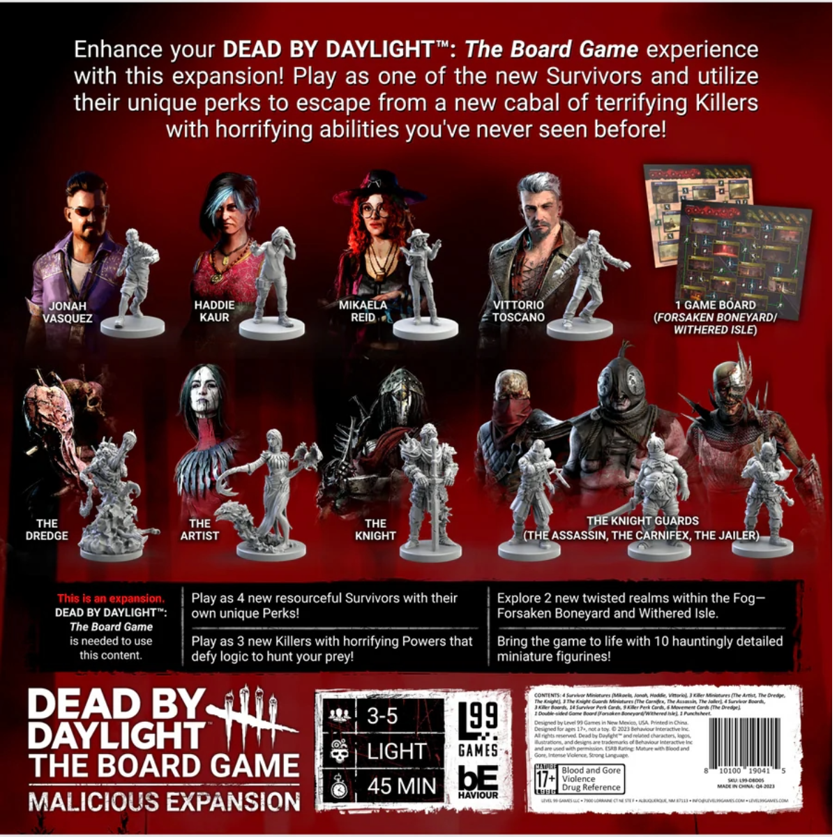 Dead by Daylight™: The Board Game Malicious Expansion