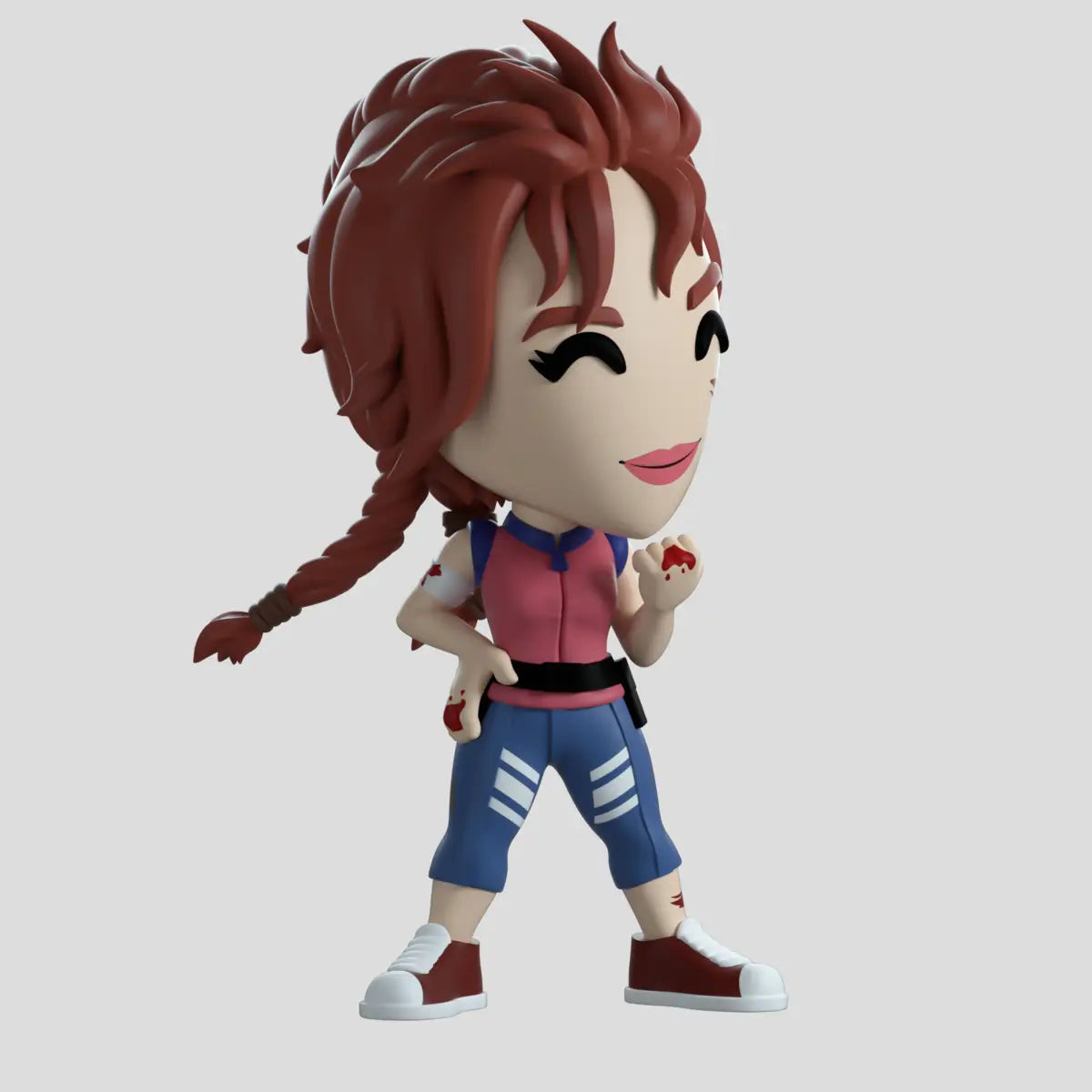 Front view of vinyl figurine 'Meg' by YouTooz from Dead by Daylight universe
