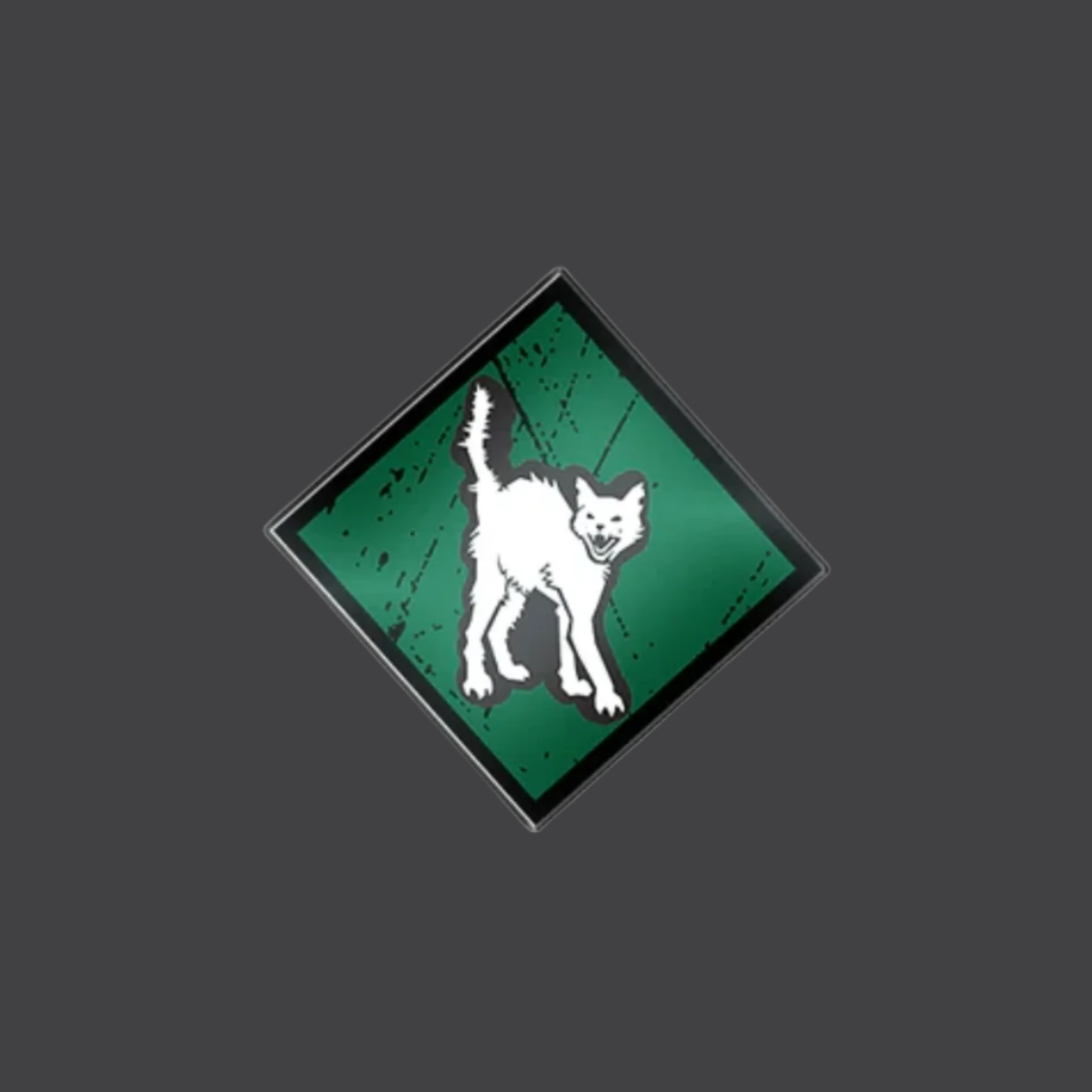 Spine Chill Square Pin Green
