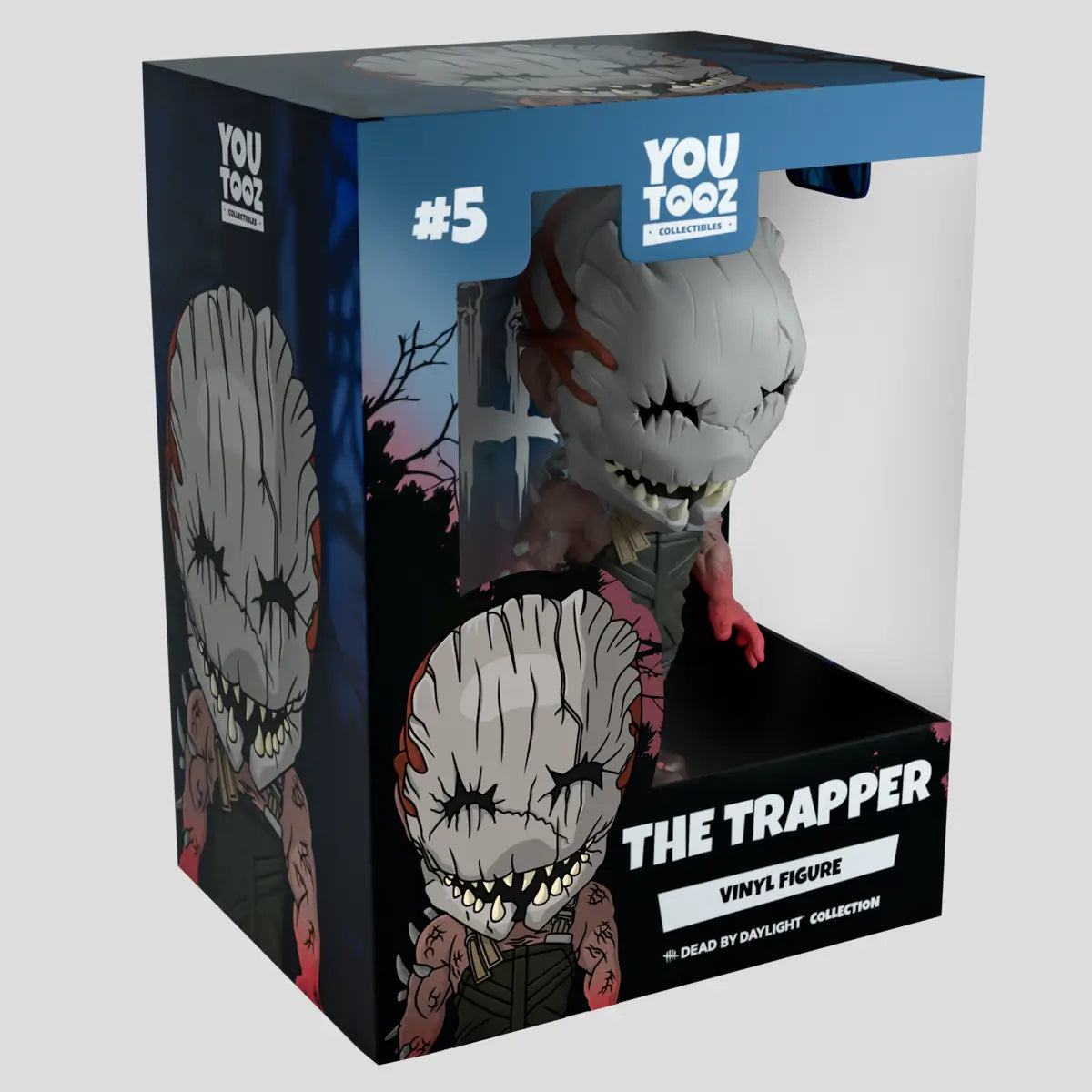 Boxed vinyl figurine of 'The Trapper' by YouTooz from Dead by Daylight universe