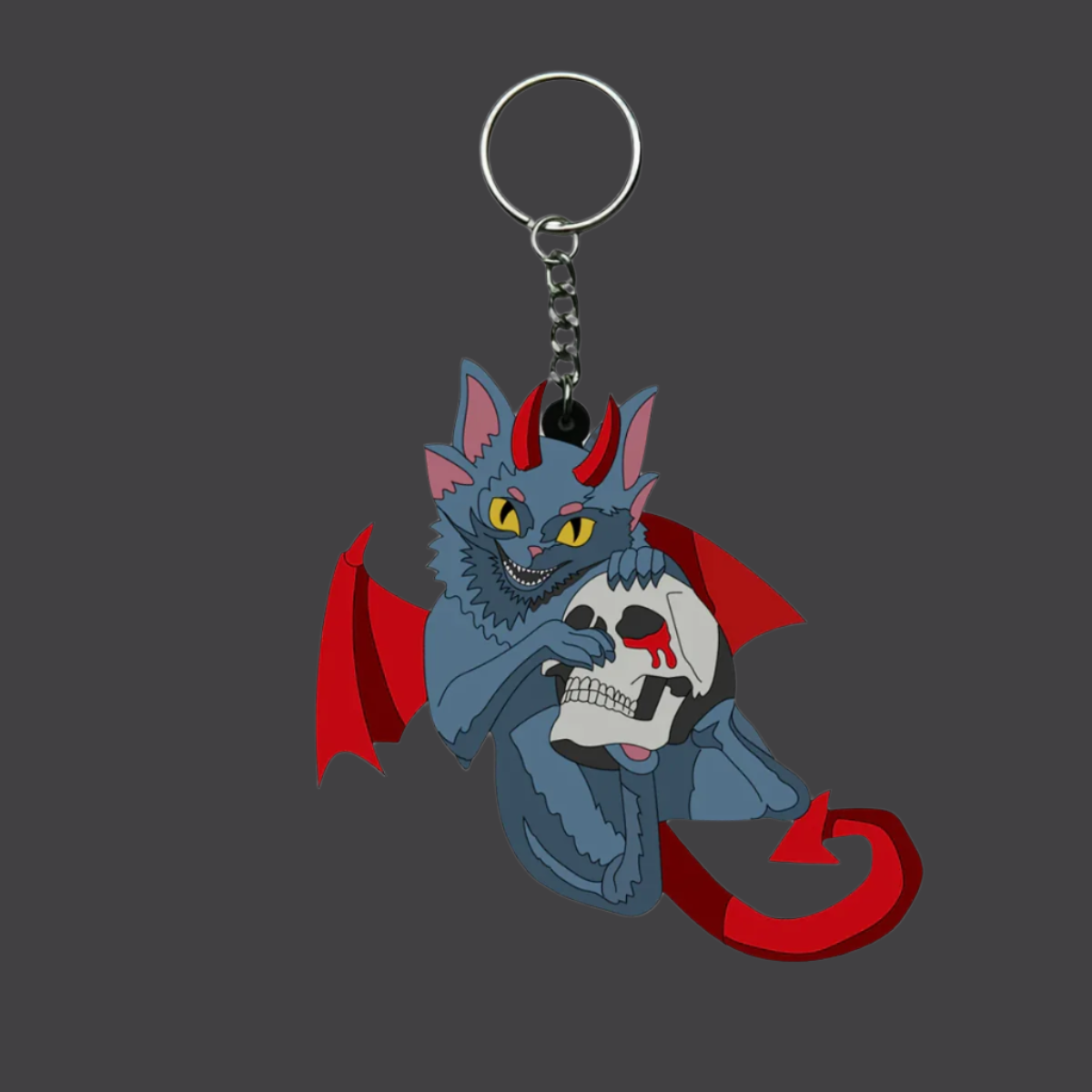 Bat Cat Keychain