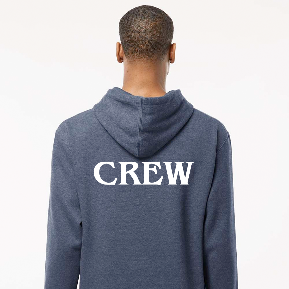 Murder Mill Fleece Hooded Sweatshirt - Heather Denim
