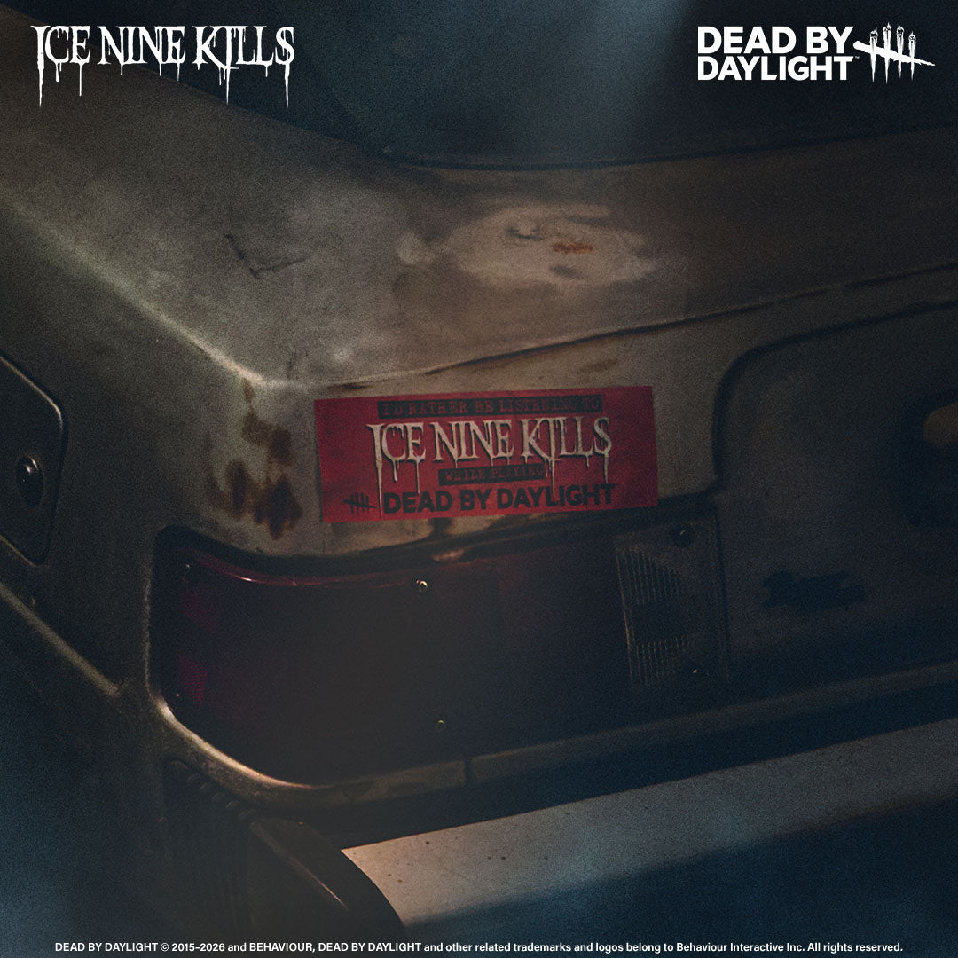 Dead by Daylight x Ice Nine Kills - I'd Rather Play Dead Sticker