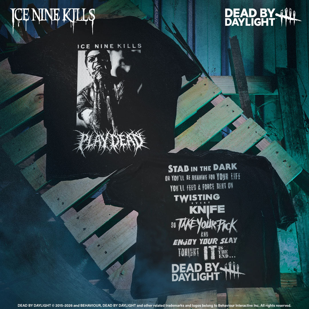 Dead by Daylight x Ice Nine Kills - Devils in the Details Lyric Heavyweight T-shirt