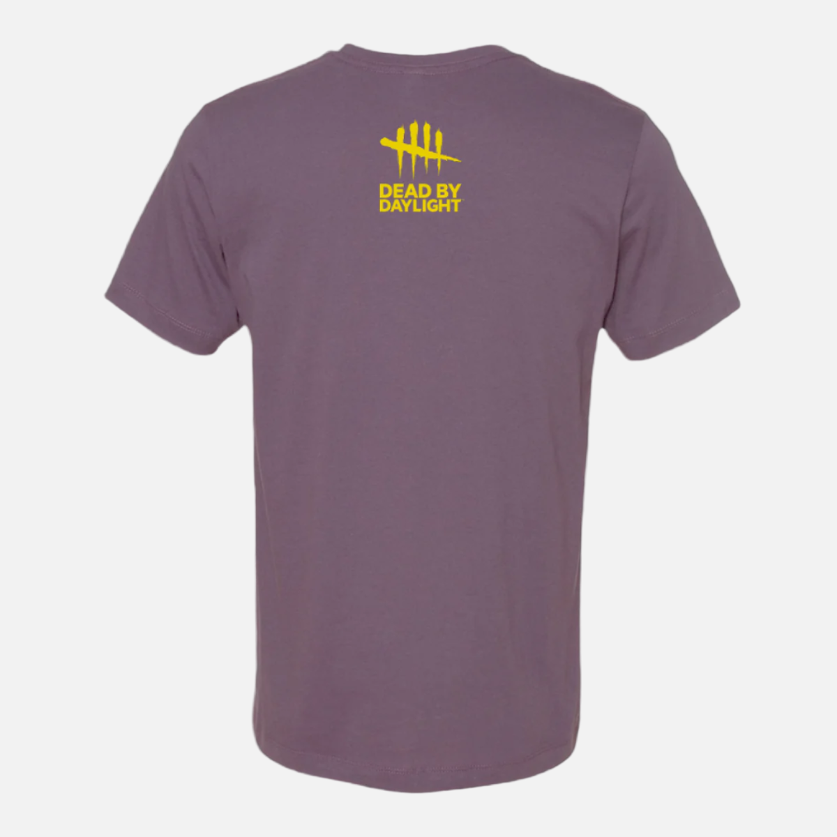 Dead by Daylight Purple t-shirt with yellow logo