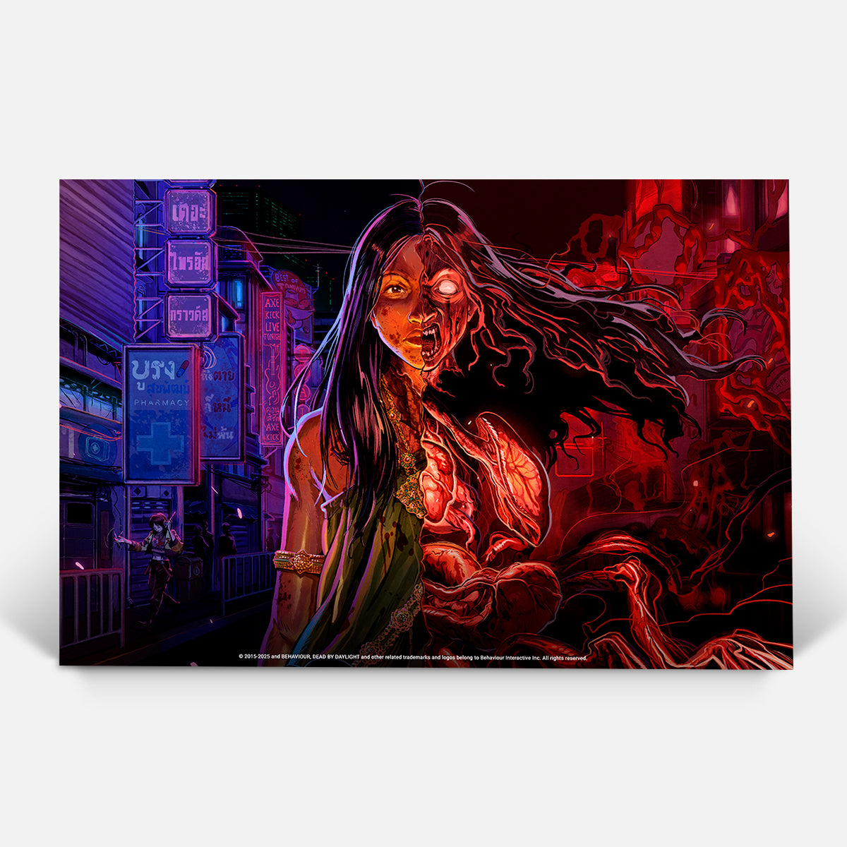 Half Human, Half Krasue Premium Poster Print