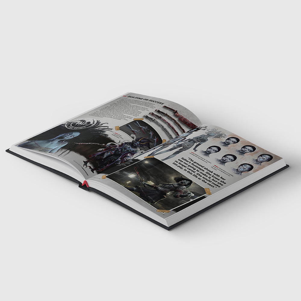 The art and lore of dead by daylight artbook-back cover