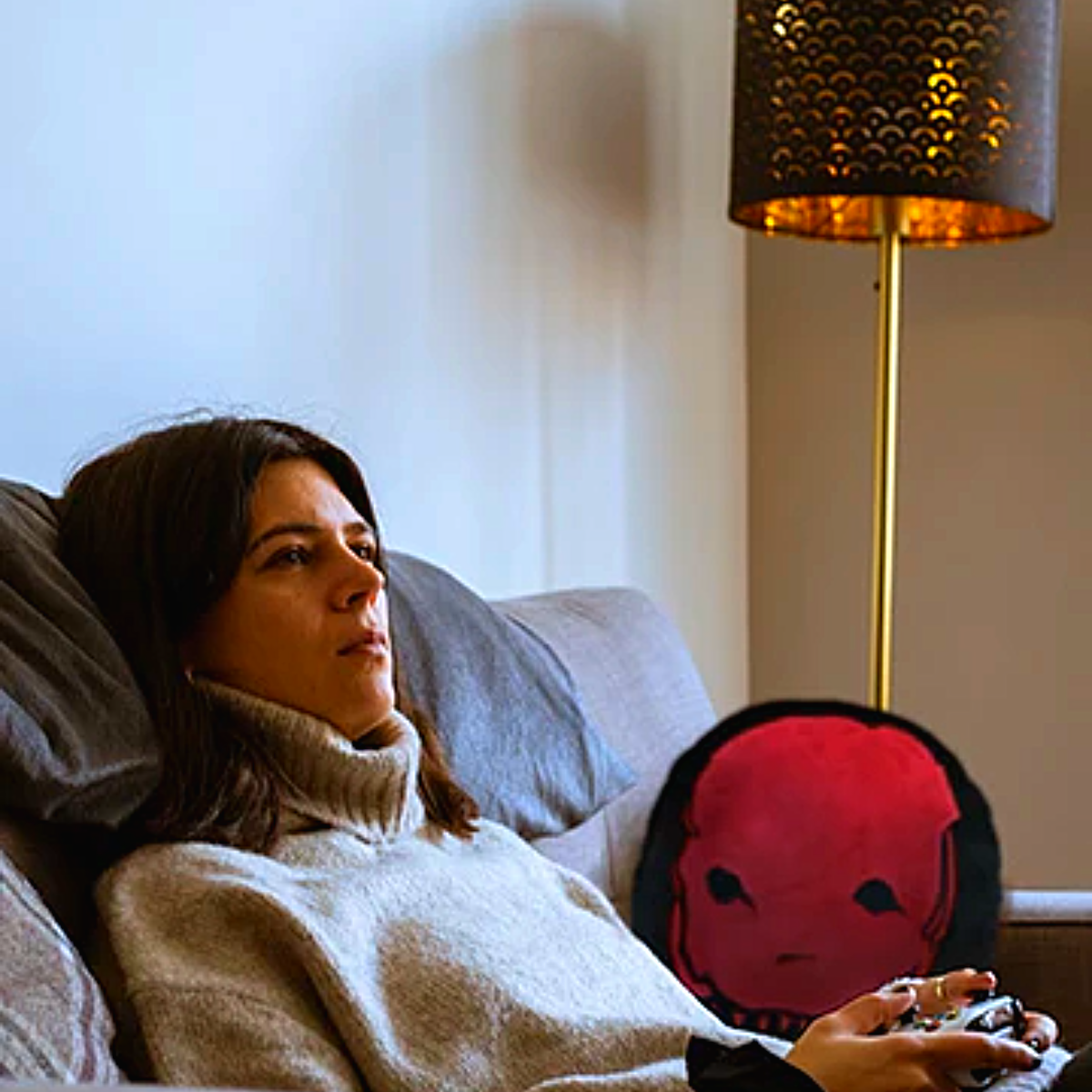 Trapper Pillow - Red