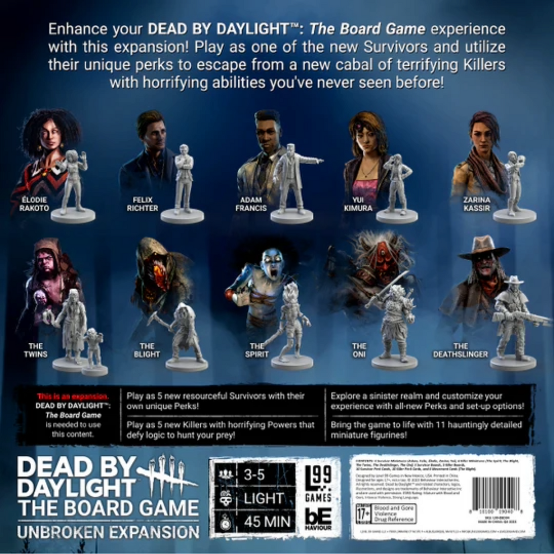 Dead by Daylight The Board Game Unbroken Expansion