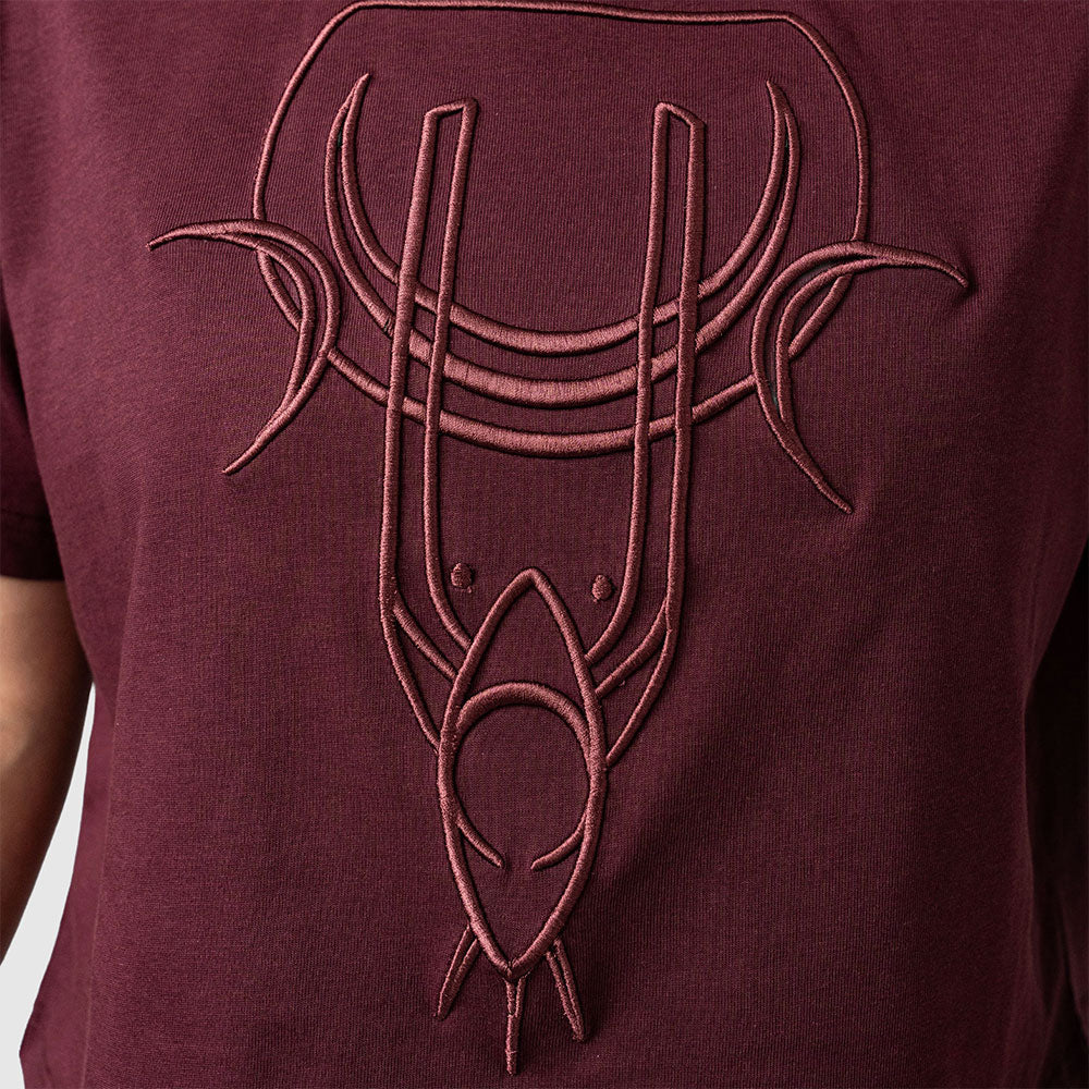 Chorus of Sin – Stardotter embroidered cropped T-shirt