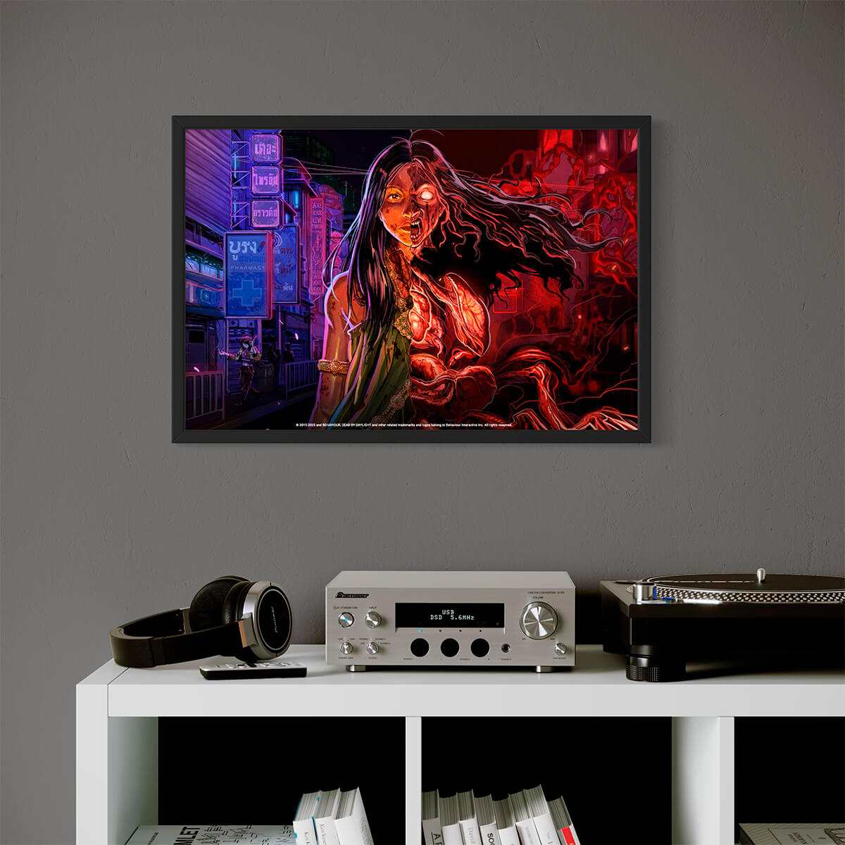 Half Human, Half Krasue Premium Poster Print