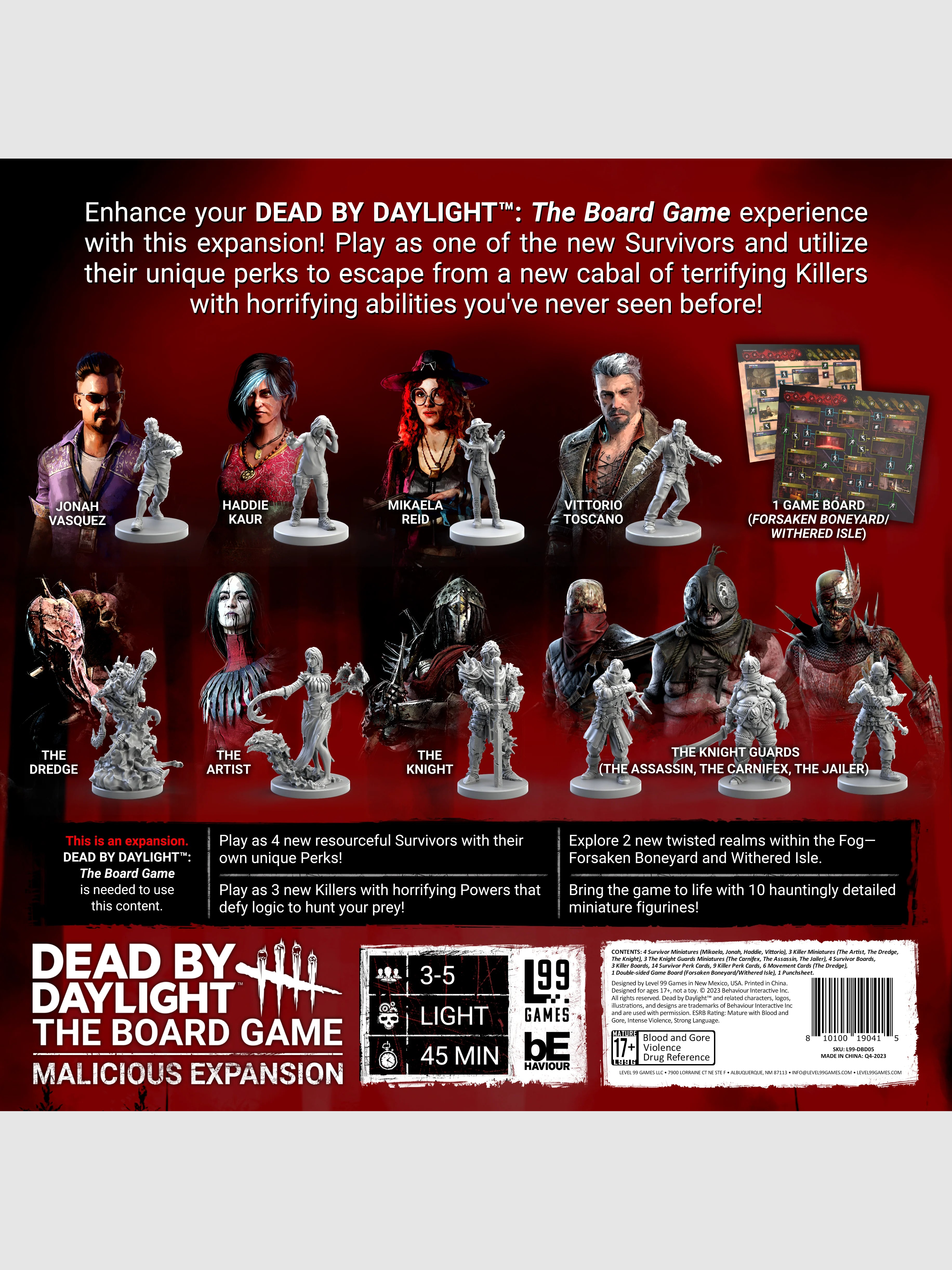 Dead by Daylight™: The Board Game Malicious Expansion