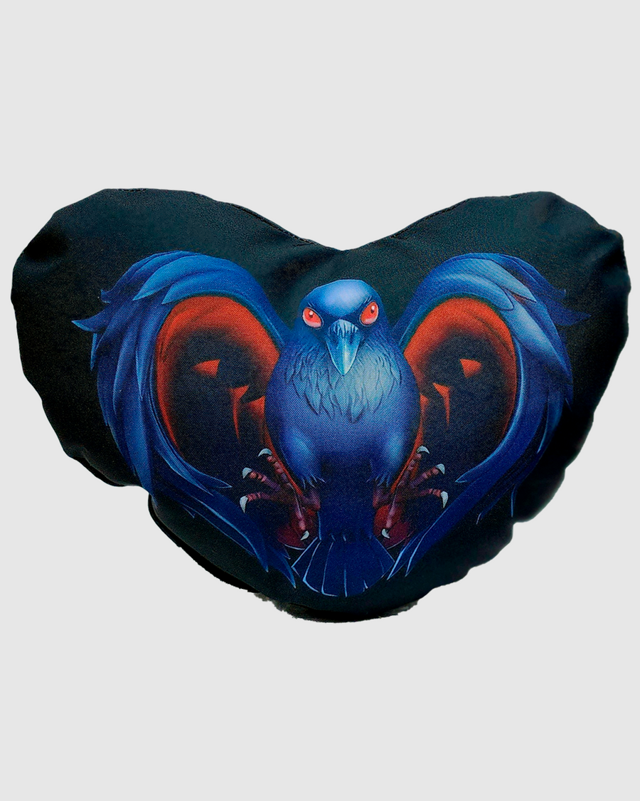 Crow Heart Pillow