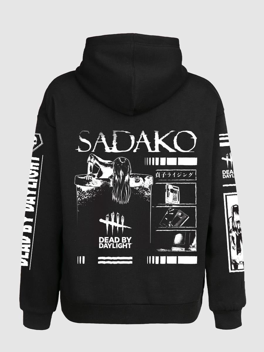 Retro Sadako Hoodie - Black