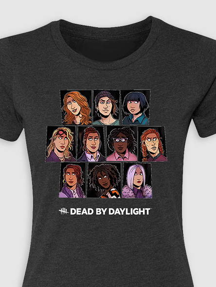 Women of Dead by Daylight Crew Tee - Charcoal